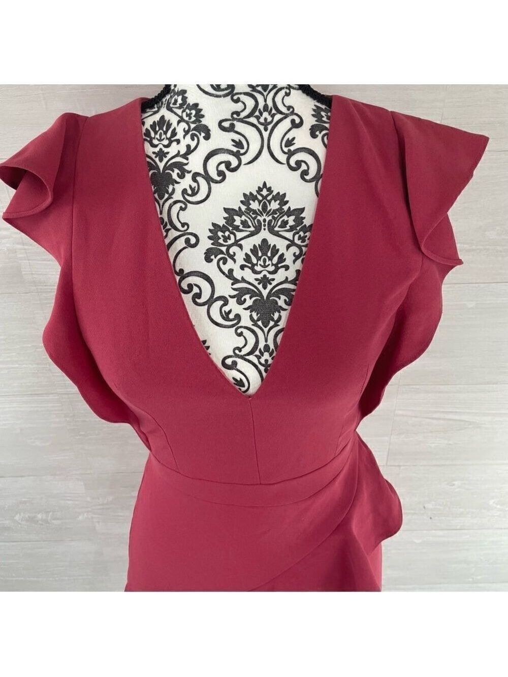 Anthropologie ML Monique Lhuillier Asymmetrical Ruffle Dress - Picture 5 of 10